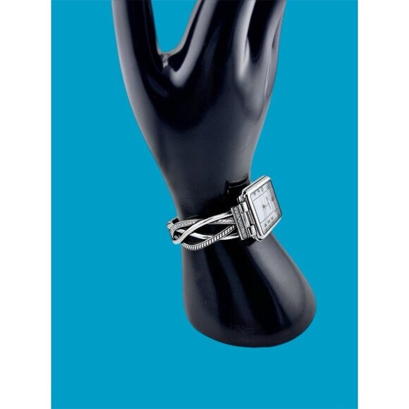 Brighton Neptunes Rings Swirl Watch Crystal Accent Two-Tone 7\